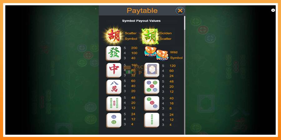 Golden Mahjong Deluxe leikjavél fyrir peninga, mynd 5