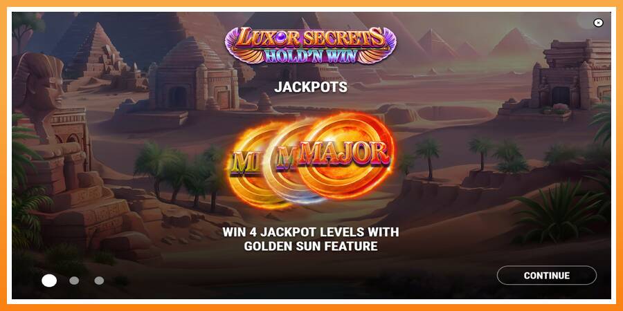 Luxor Secrets Holdn Win leikjavél fyrir peninga, mynd 1