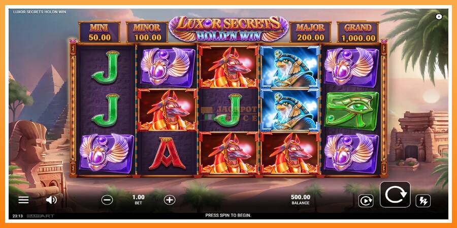 Luxor Secrets Holdn Win leikjavél fyrir peninga, mynd 2