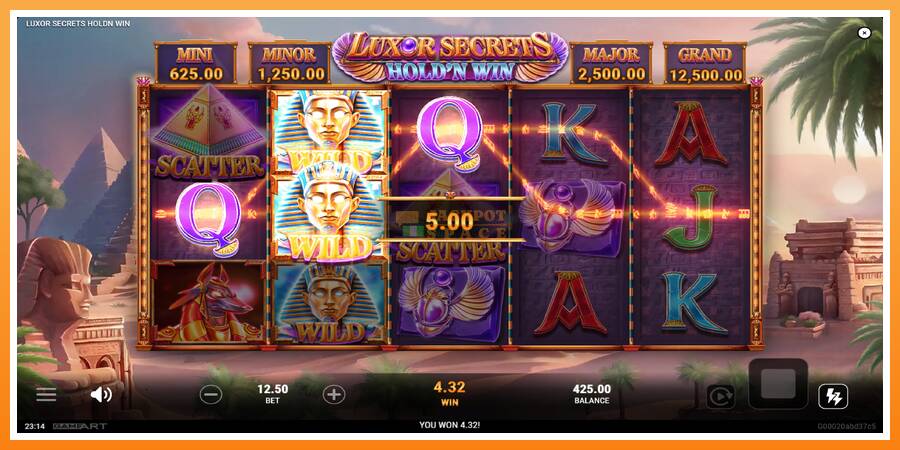 Luxor Secrets Holdn Win leikjavél fyrir peninga, mynd 3