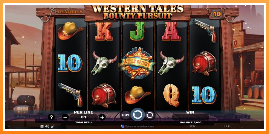 Western Tales - Bounty Pursuit leikjavél fyrir peninga, mynd 2