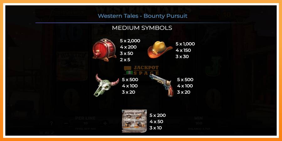 Western Tales - Bounty Pursuit leikjavél fyrir peninga, mynd 6