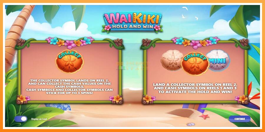 Waikiki Hold and Win leikjavél fyrir peninga, mynd 1