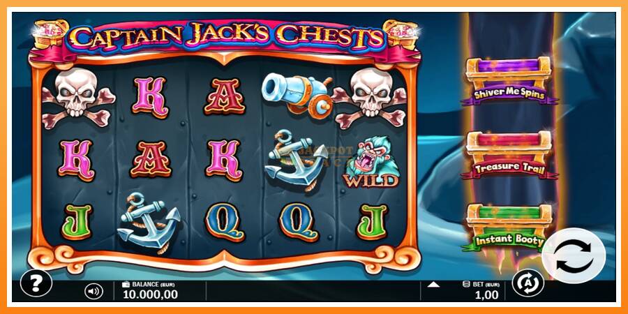 Captain Jacks Chests leikjavél fyrir peninga, mynd 1