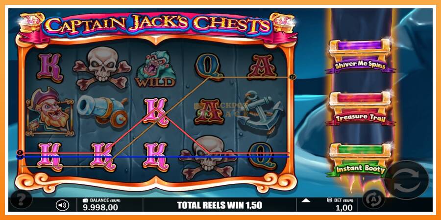 Captain Jacks Chests leikjavél fyrir peninga, mynd 2