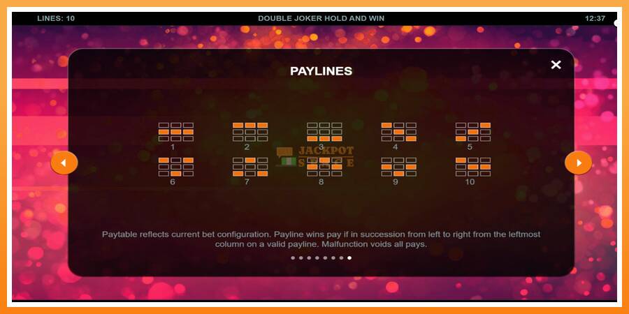 Double Joker Hold and Win leikjavél fyrir peninga, mynd 7