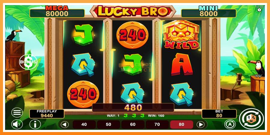 Lucky Bro Hold & Win leikjavél fyrir peninga, mynd 3