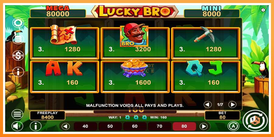 Lucky Bro Hold & Win leikjavél fyrir peninga, mynd 5