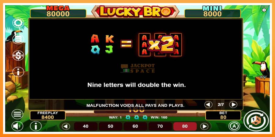 Lucky Bro Hold & Win leikjavél fyrir peninga, mynd 6