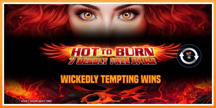 Hot to Burn - 7 Deadly Free Spins leikjavél fyrir peninga, mynd 1