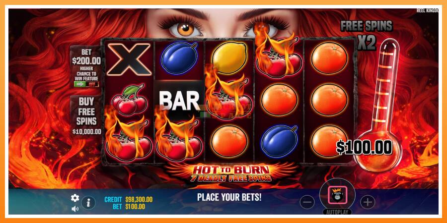 Hot to Burn - 7 Deadly Free Spins leikjavél fyrir peninga, mynd 4