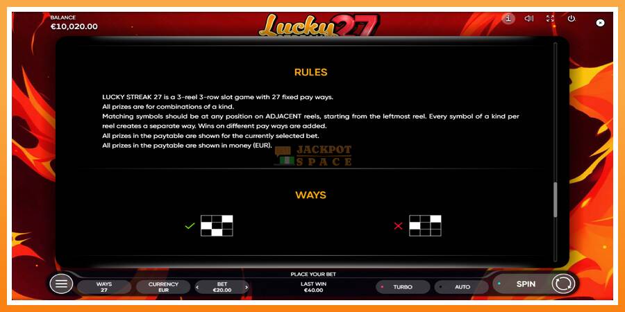 Lucky Streak 27 leikjavél fyrir peninga, mynd 7