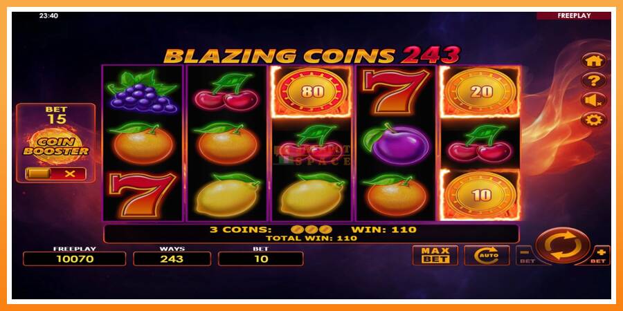 Blazing Coins 243 leikjavél fyrir peninga, mynd 3