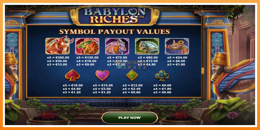 Babylon Riches leikjavél fyrir peninga, mynd 6