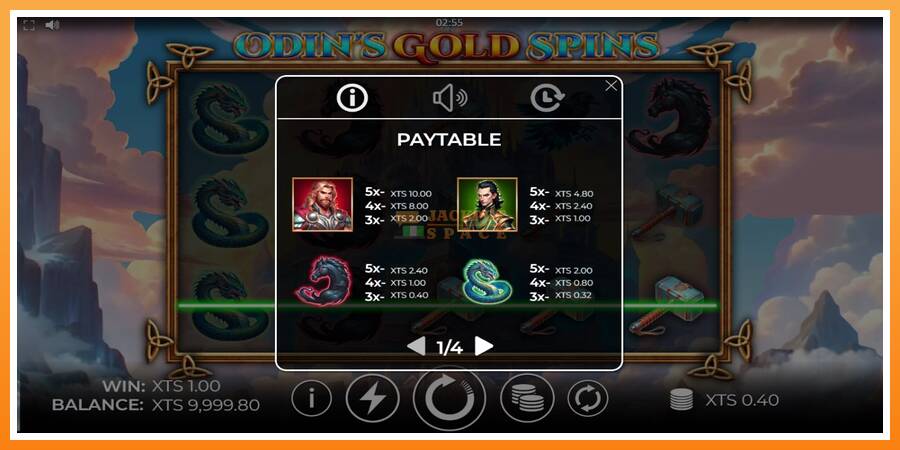 Odins Gold Spins leikjavél fyrir peninga, mynd 4