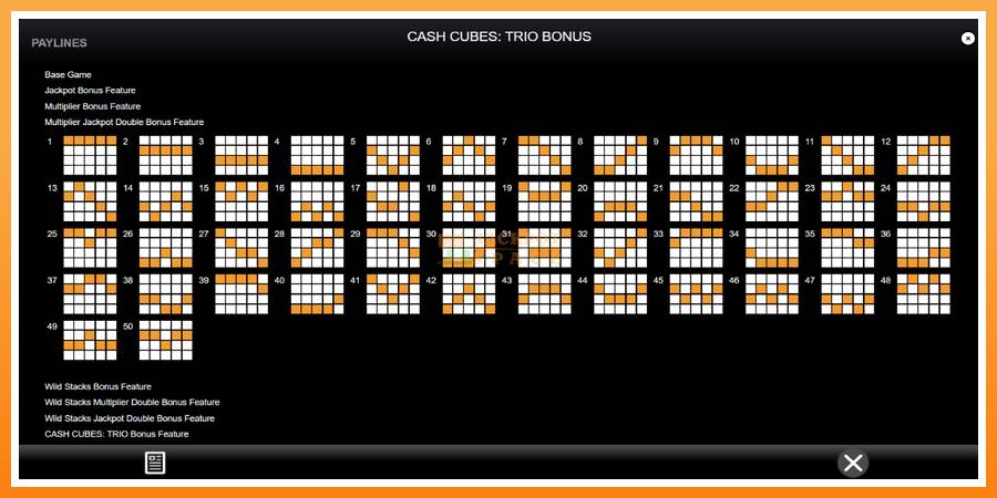 Cash Cubes: Trio Bonus leikjavél fyrir peninga, mynd 6