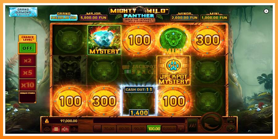 Mighty Wild: Panther Grand Diamond Edition leikjavél fyrir peninga, mynd 3