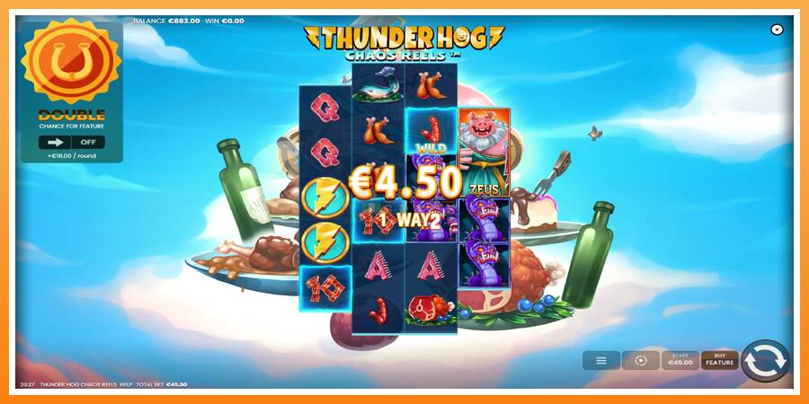 Thunder Hog Chaos Reels leikjavél fyrir peninga, mynd 4