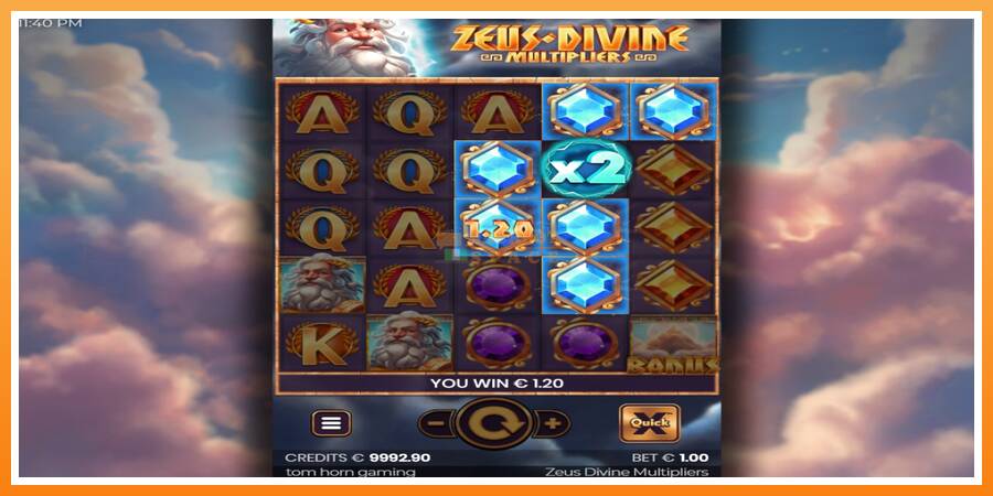 Zeus Divine Multipliers leikjavél fyrir peninga, mynd 3