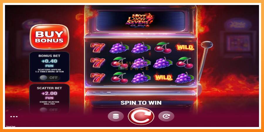 Hot Lucky Sevens Claw leikjavél fyrir peninga, mynd 1