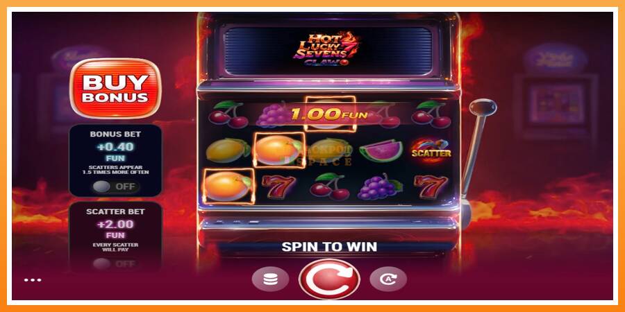 Hot Lucky Sevens Claw leikjavél fyrir peninga, mynd 2