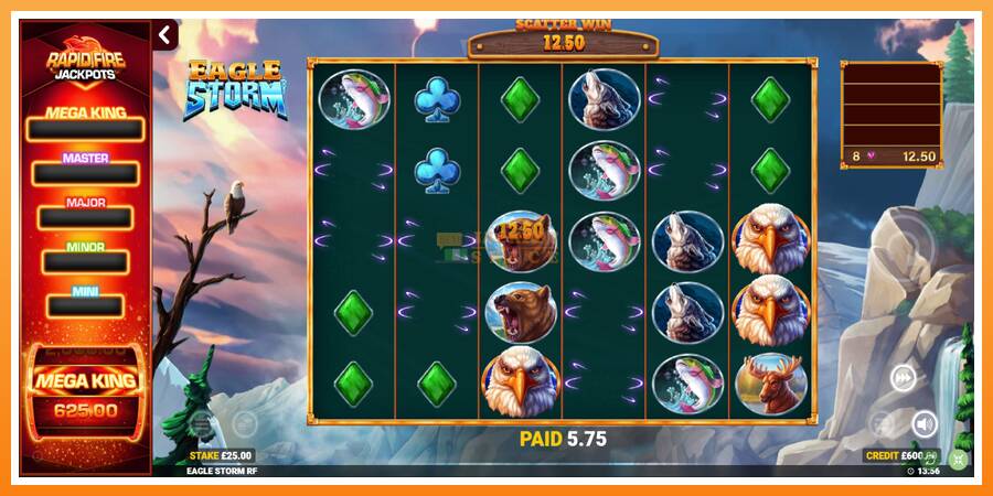 Eagle Storm Rapid Fire Jackpots leikjavél fyrir peninga, mynd 4