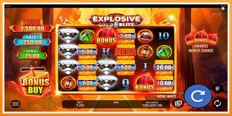 Explosive Gold Blitz leikjavél fyrir peninga, mynd 1