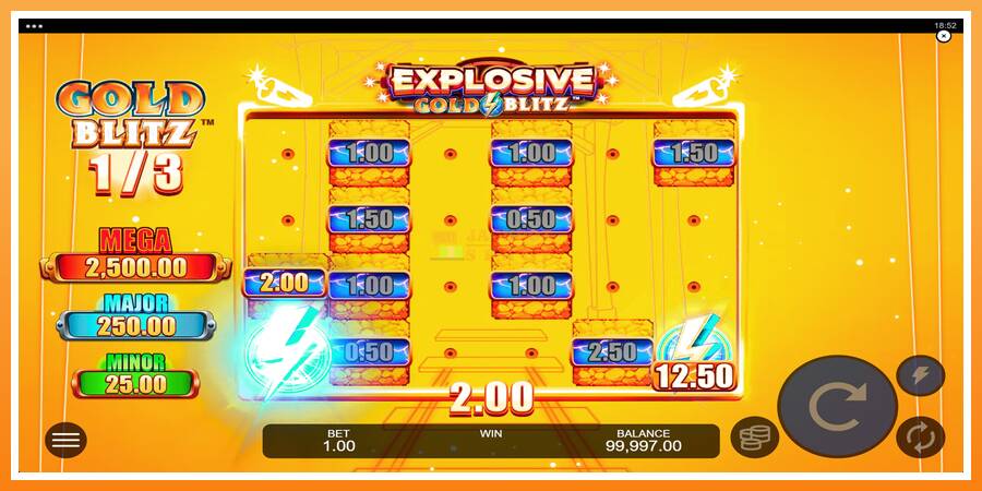 Explosive Gold Blitz leikjavél fyrir peninga, mynd 3