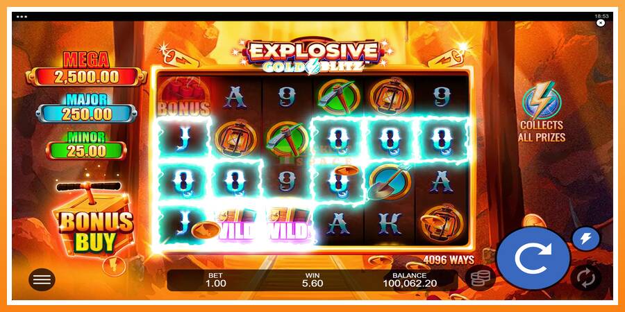 Explosive Gold Blitz leikjavél fyrir peninga, mynd 5