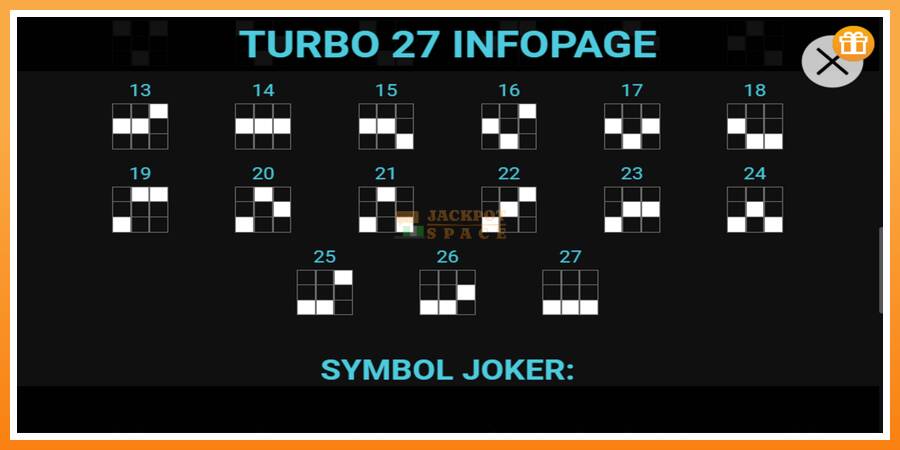 Turbo 27 leikjavél fyrir peninga, mynd 5