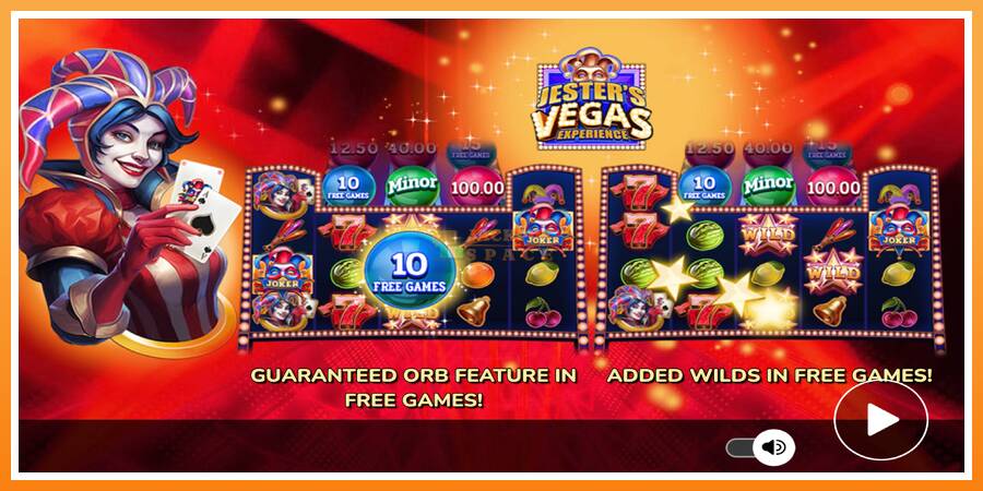 Jesters Vegas Experience leikjavél fyrir peninga, mynd 1