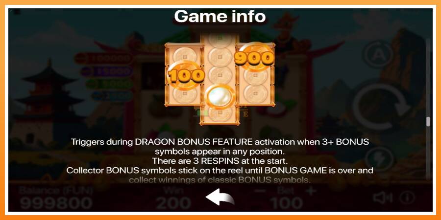 Cool Dragon: Hold to Win leikjavél fyrir peninga, mynd 7