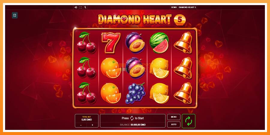 Diamond Heart 5 leikjavél fyrir peninga, mynd 1