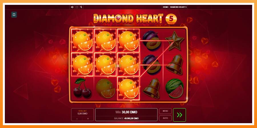 Diamond Heart 5 leikjavél fyrir peninga, mynd 3