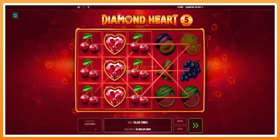 Diamond Heart 5 leikjavél fyrir peninga, mynd 4