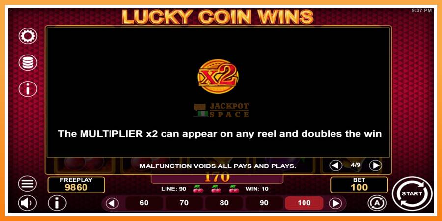 Lucky Coin Wins leikjavél fyrir peninga, mynd 7