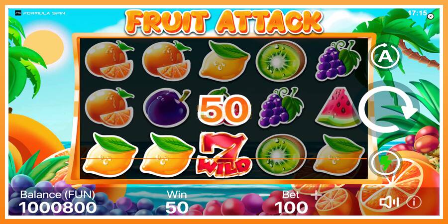 Fruit Attack leikjavél fyrir peninga, mynd 4