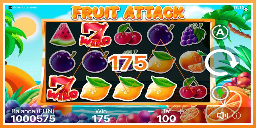 Fruit Attack leikjavél fyrir peninga, mynd 5