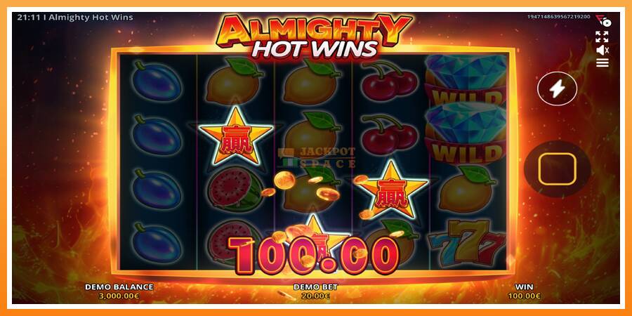 Almighty Hot Wins leikjavél fyrir peninga, mynd 3