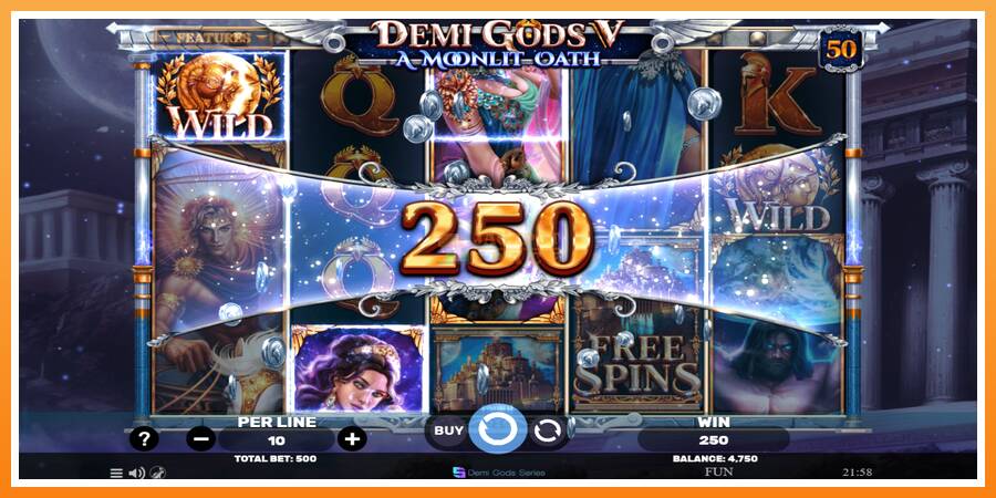 Demi Gods V – A Moonlit Oath leikjavél fyrir peninga, mynd 3