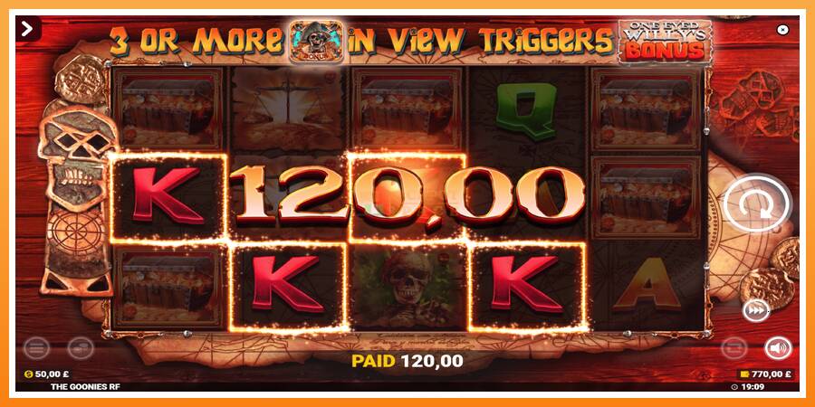 The Goonies Deluxe Rapid Fire Jackpots leikjavél fyrir peninga, mynd 4