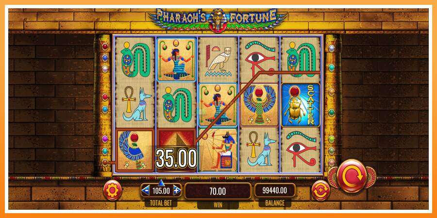 Pharaohs Fortune leikjavél fyrir peninga, mynd 3