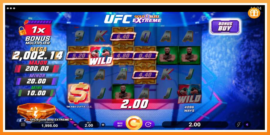 UFC Gold Blitz Extreme leikjavél fyrir peninga, mynd 2