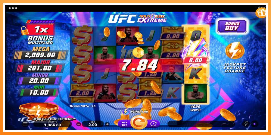 UFC Gold Blitz Extreme leikjavél fyrir peninga, mynd 5