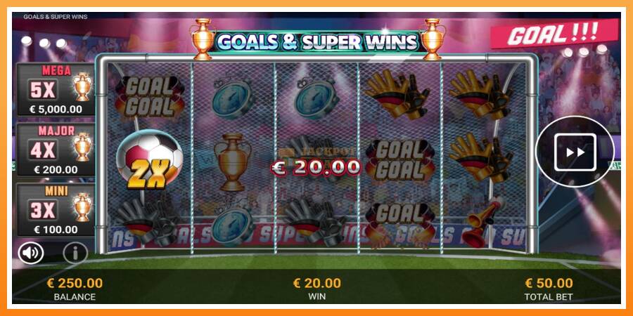 Goals & Super Wins leikjavél fyrir peninga, mynd 3