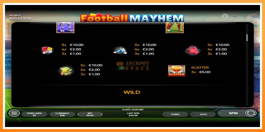 Football Mayhem leikjavél fyrir peninga, mynd 6