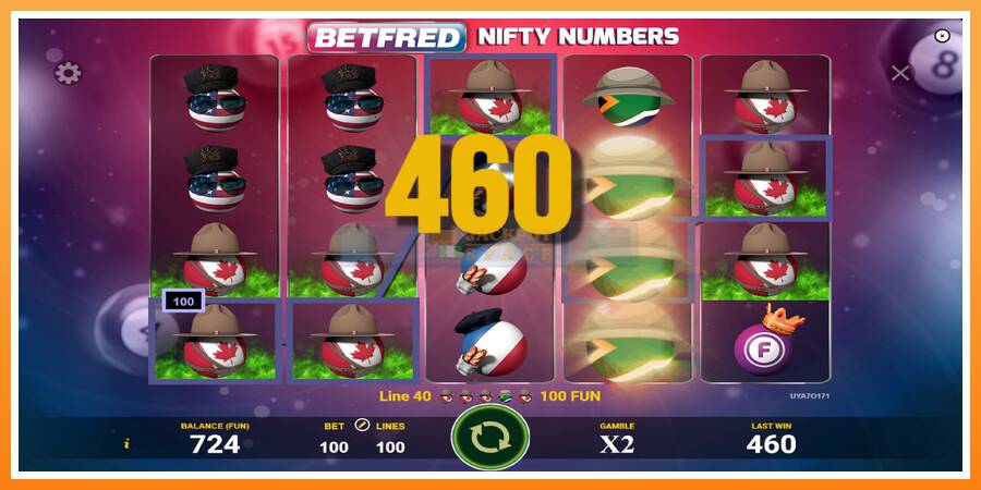 Betfred Nifty Numbers leikjavél fyrir peninga, mynd 3