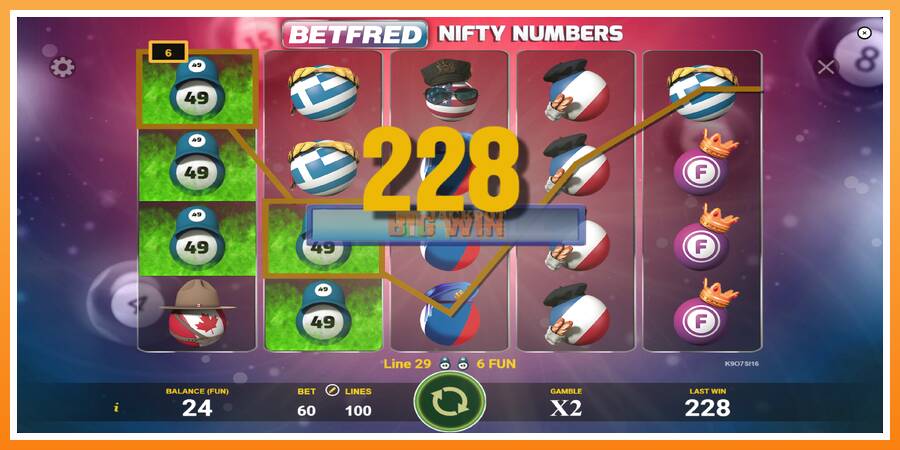 Betfred Nifty Numbers leikjavél fyrir peninga, mynd 4