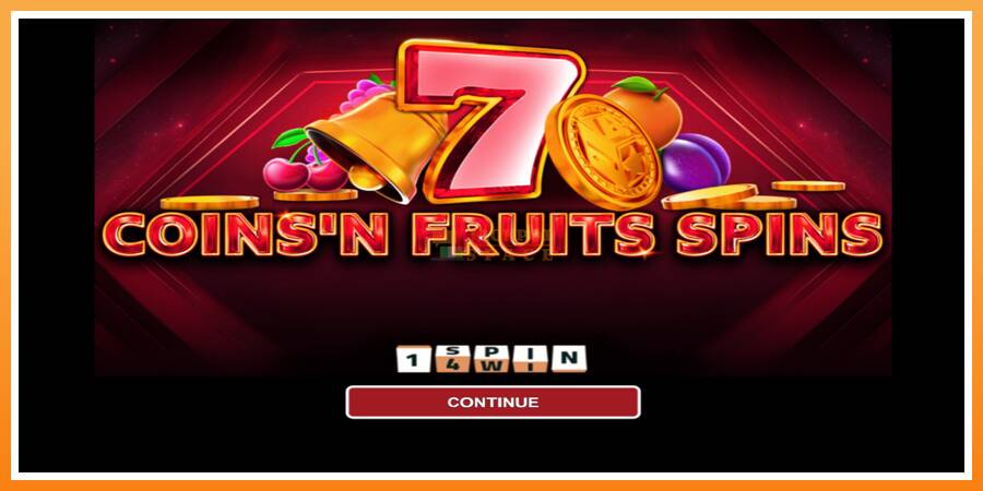 Coinsn Fruits Spins leikjavél fyrir peninga, mynd 1