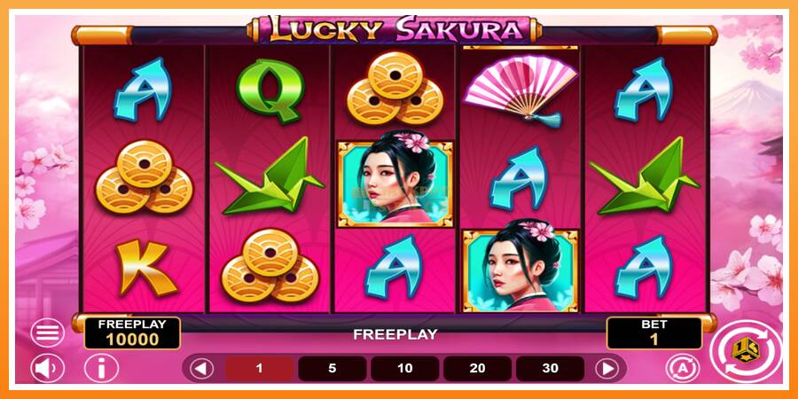 Lucky Sakura Win Spins leikjavél fyrir peninga, mynd 2